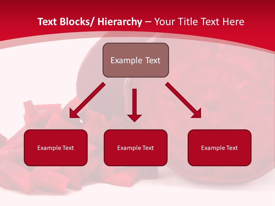 Beetroot Vitamin Arrangement PowerPoint Template