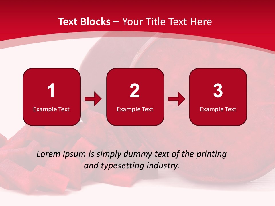 Beetroot Vitamin Arrangement PowerPoint Template