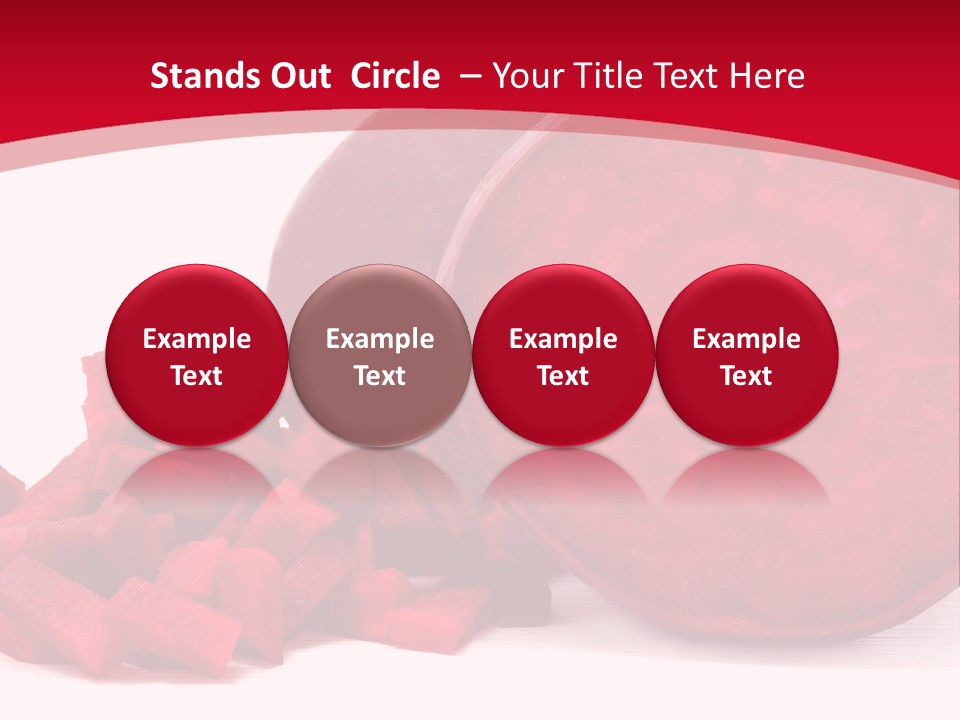 Beetroot Vitamin Arrangement PowerPoint Template