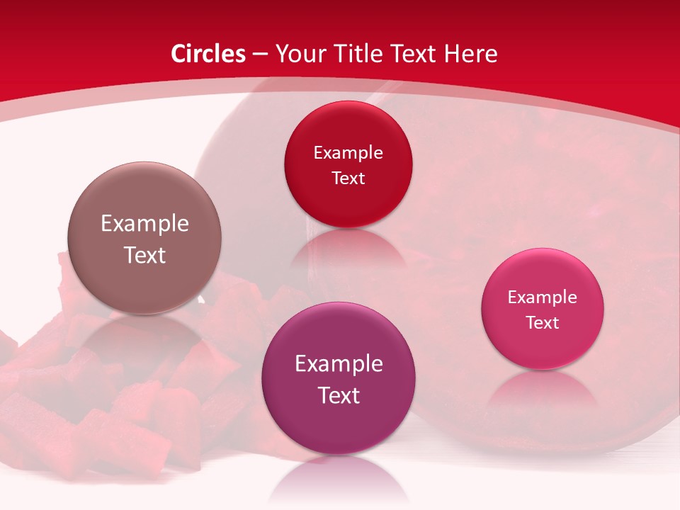 Beetroot Vitamin Arrangement PowerPoint Template