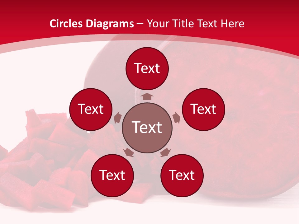 Beetroot Vitamin Arrangement PowerPoint Template