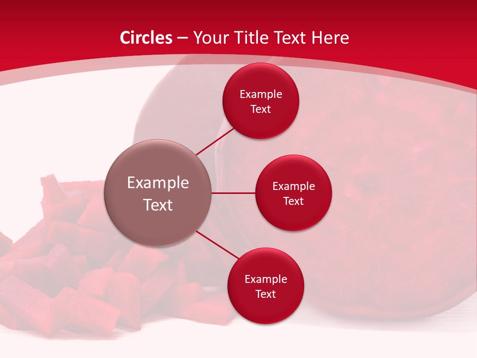 Beetroot Vitamin Arrangement PowerPoint Template