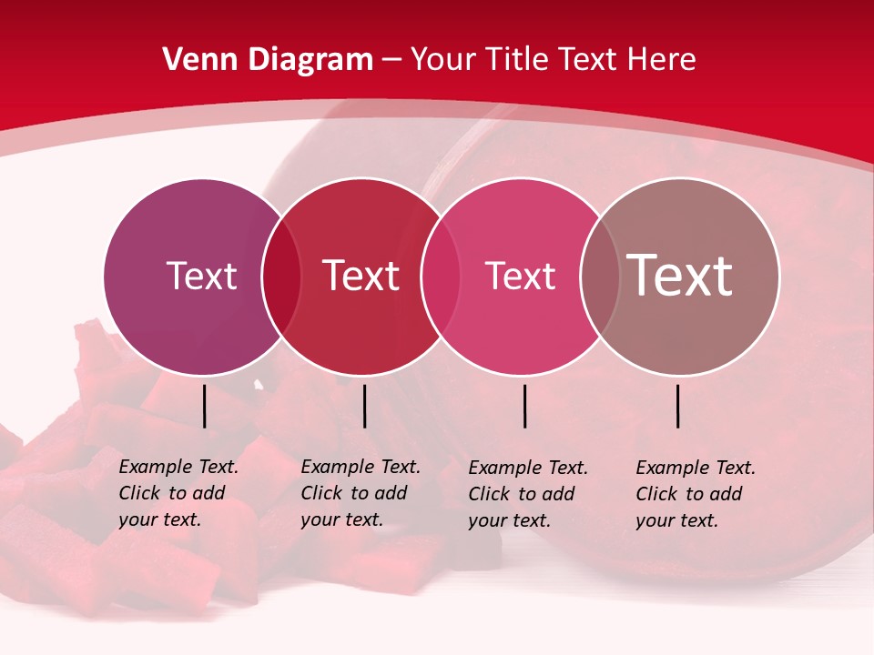 Beetroot Vitamin Arrangement PowerPoint Template