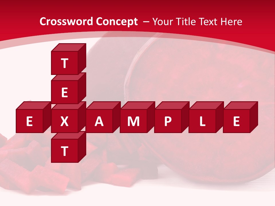 Beetroot Vitamin Arrangement PowerPoint Template