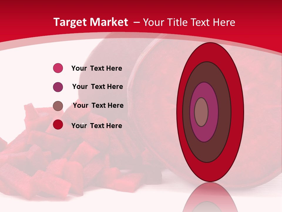 Beetroot Vitamin Arrangement PowerPoint Template