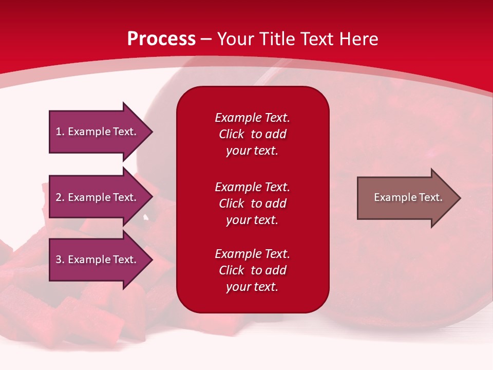 Beetroot Vitamin Arrangement PowerPoint Template