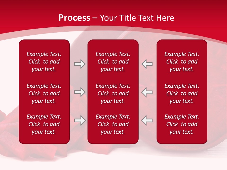 Beetroot Vitamin Arrangement PowerPoint Template