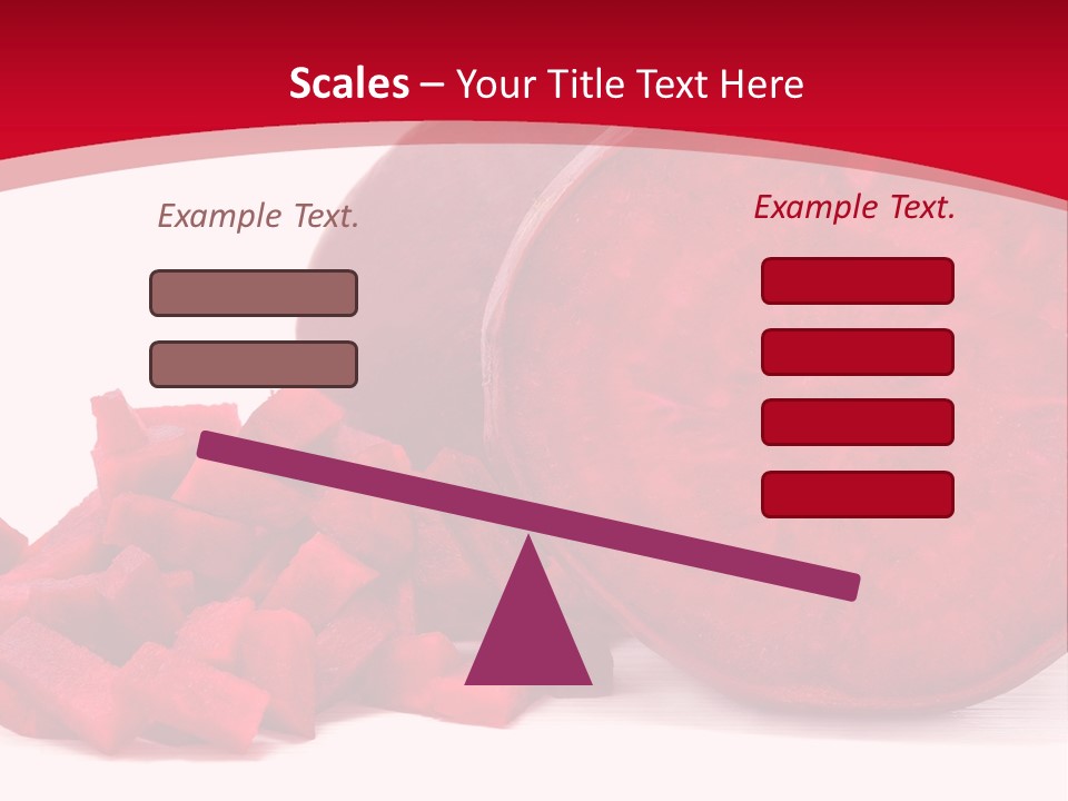 Beetroot Vitamin Arrangement PowerPoint Template