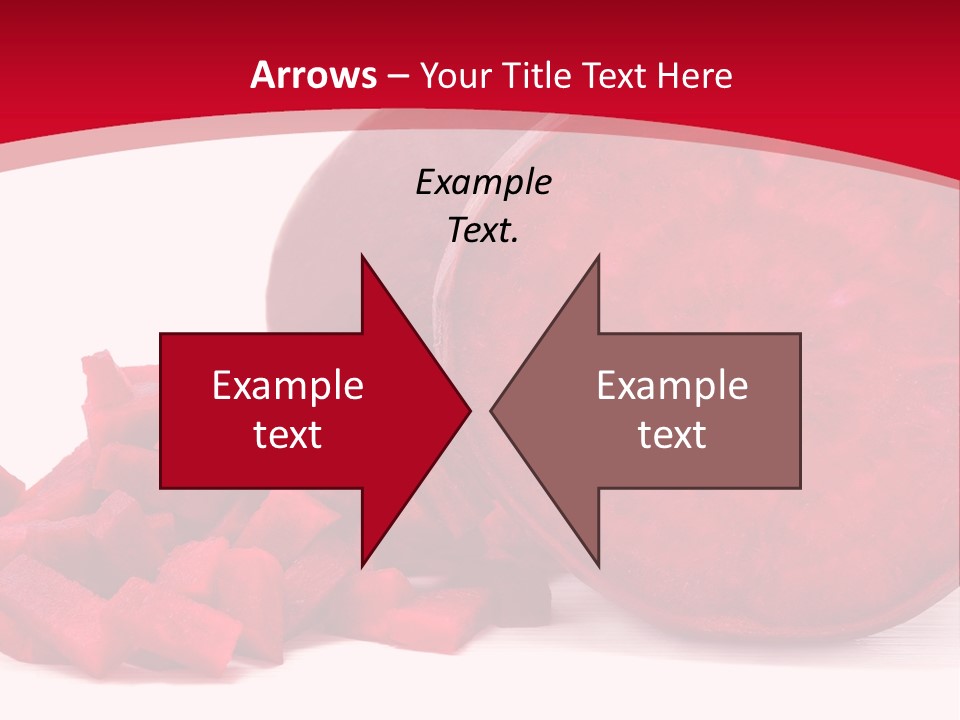 Beetroot Vitamin Arrangement PowerPoint Template