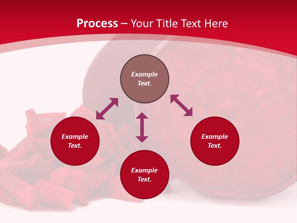 Beetroot Vitamin Arrangement PowerPoint Template