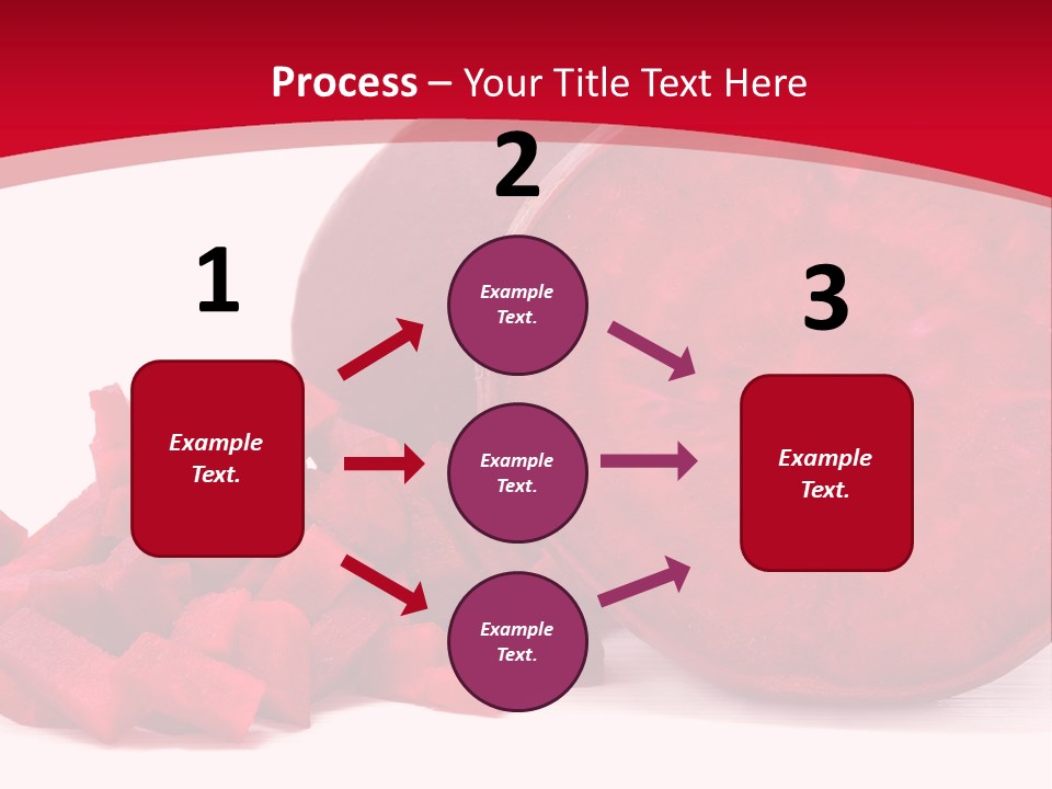 Beetroot Vitamin Arrangement PowerPoint Template