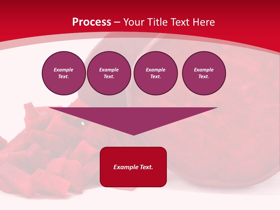 Beetroot Vitamin Arrangement PowerPoint Template