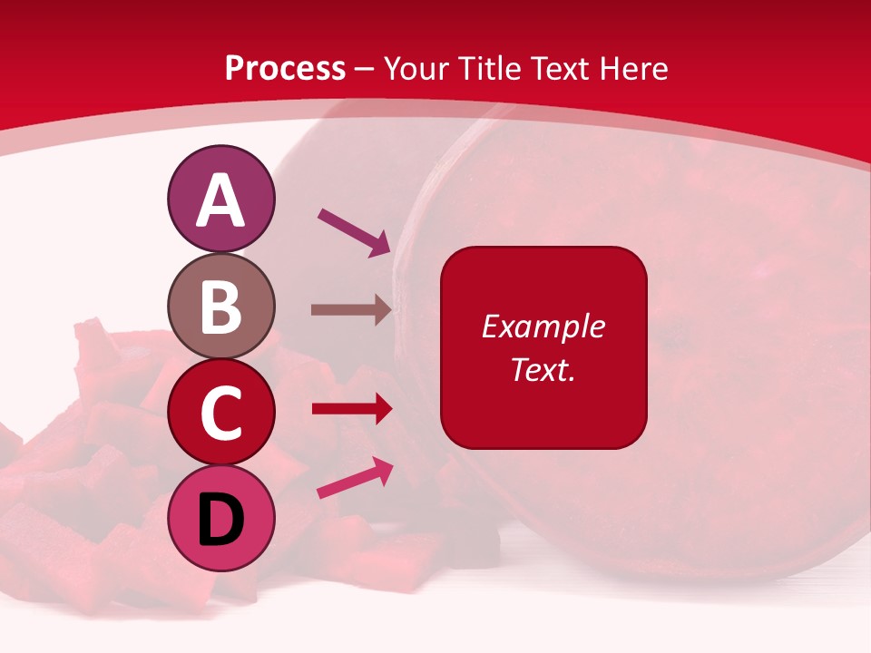 Beetroot Vitamin Arrangement PowerPoint Template