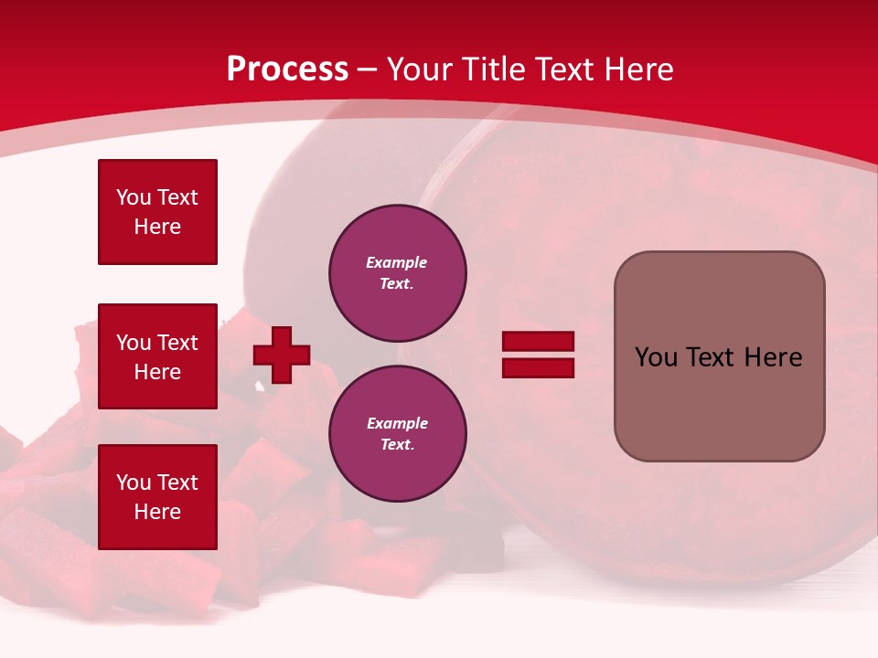 Beetroot Vitamin Arrangement PowerPoint Template
