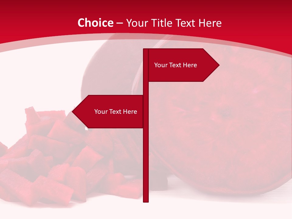 Beetroot Vitamin Arrangement PowerPoint Template