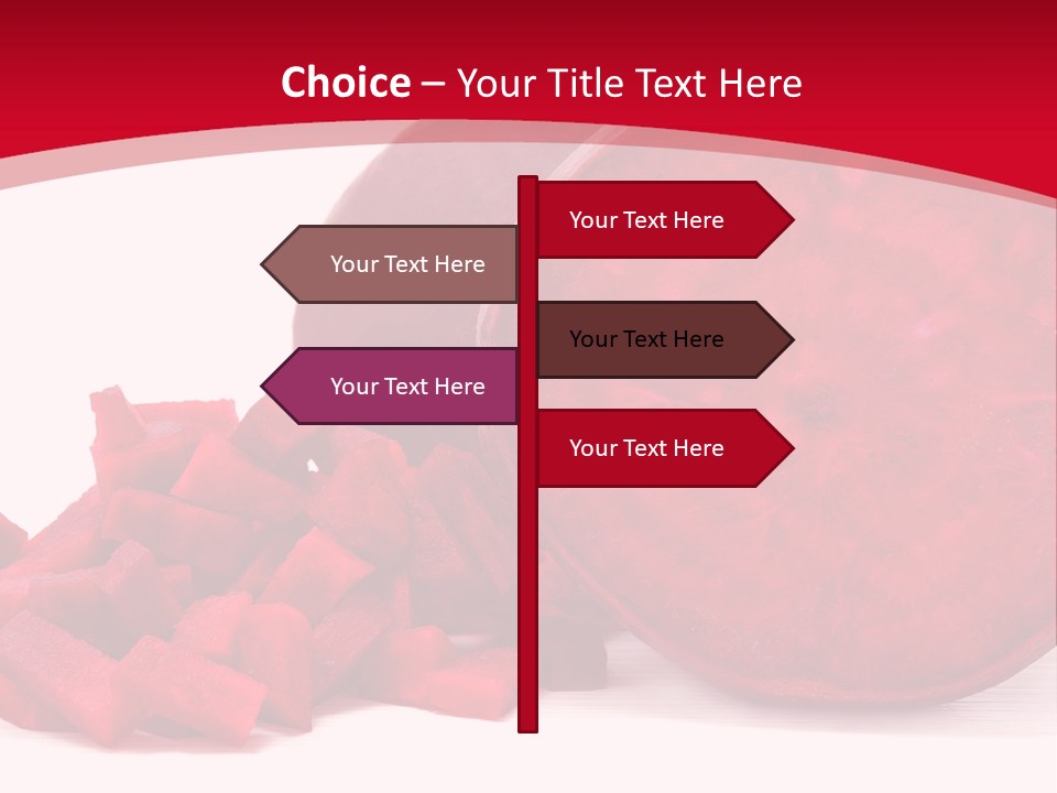 Beetroot Vitamin Arrangement PowerPoint Template