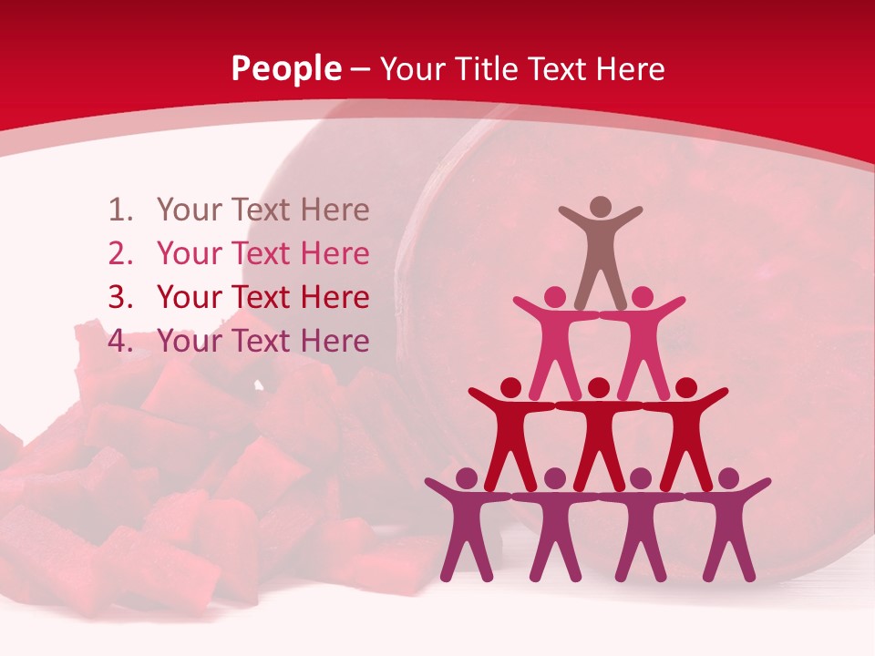 Beetroot Vitamin Arrangement PowerPoint Template