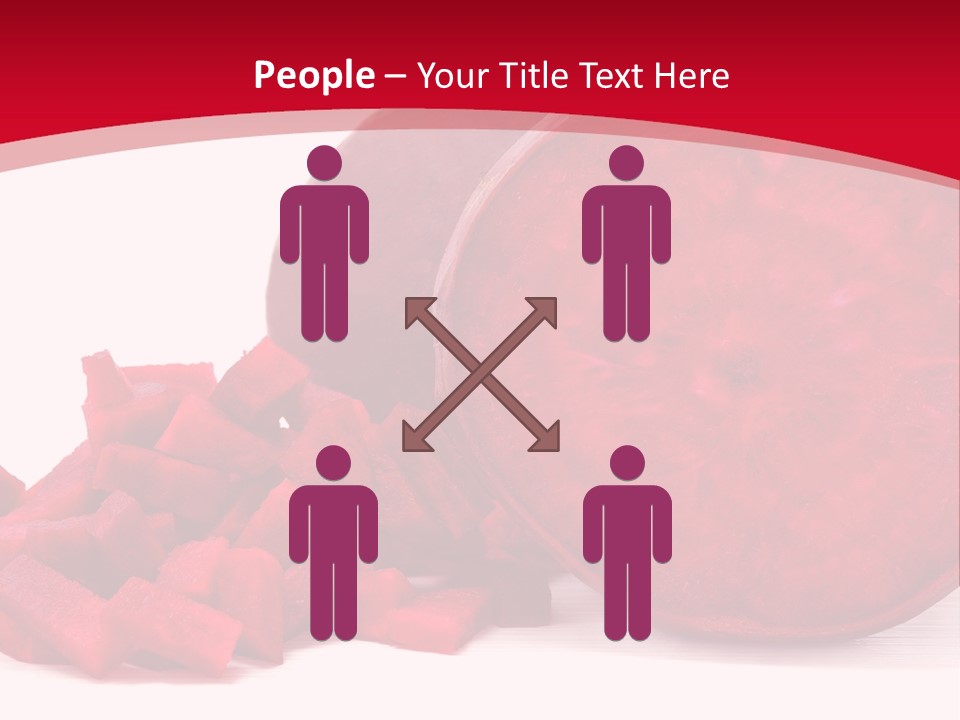 Beetroot Vitamin Arrangement PowerPoint Template