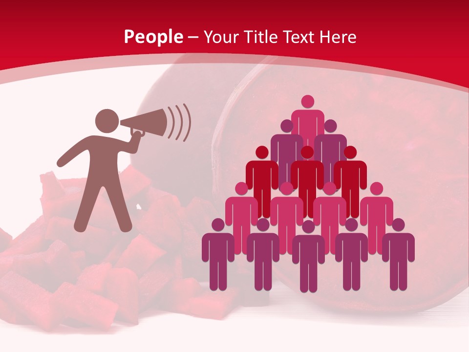 Beetroot Vitamin Arrangement PowerPoint Template