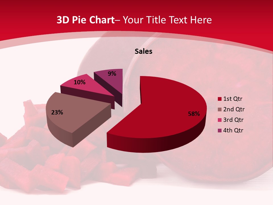 Beetroot Vitamin Arrangement PowerPoint Template