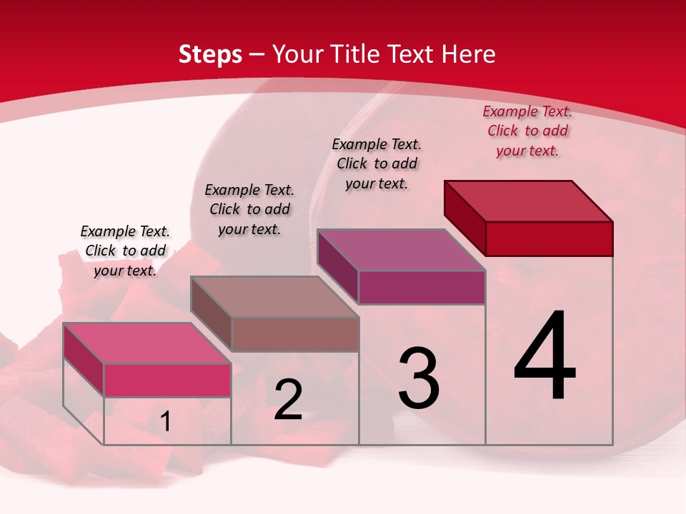 Beetroot Vitamin Arrangement PowerPoint Template