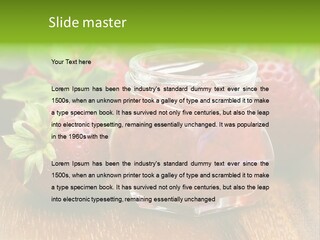 Organic Sweet Breakfast PowerPoint Template