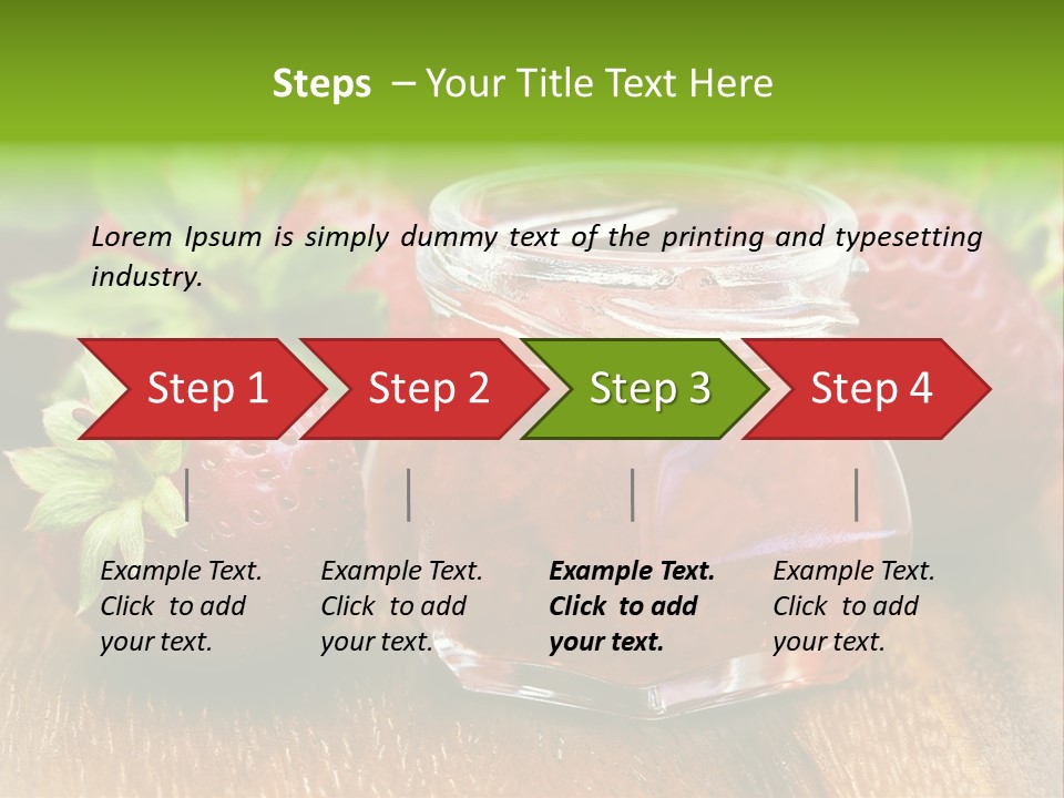Organic Sweet Breakfast PowerPoint Template