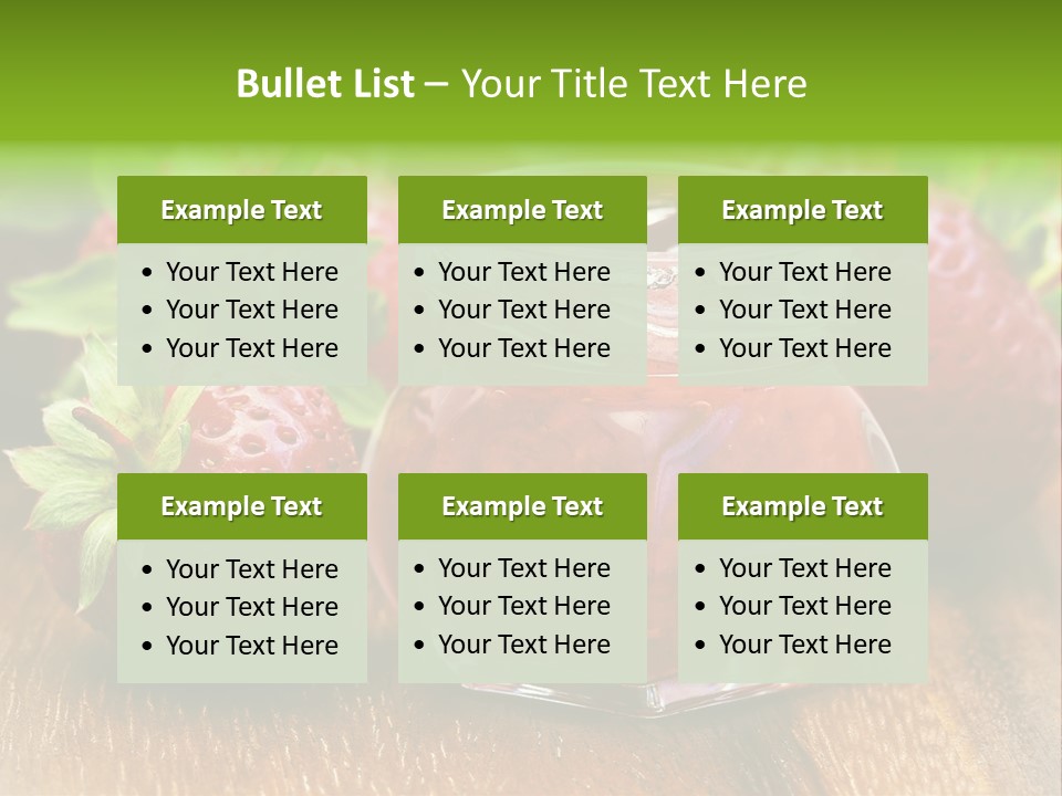 Organic Sweet Breakfast PowerPoint Template