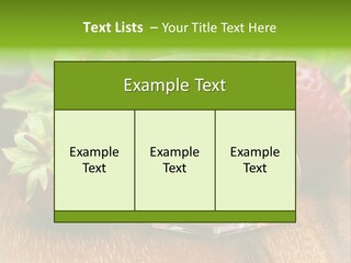 Organic Sweet Breakfast PowerPoint Template