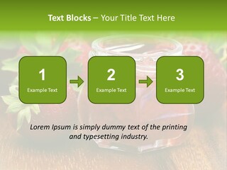 Organic Sweet Breakfast PowerPoint Template