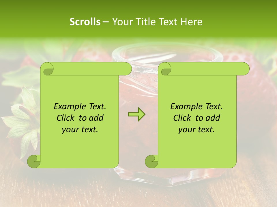 Organic Sweet Breakfast PowerPoint Template