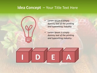 Organic Sweet Breakfast PowerPoint Template