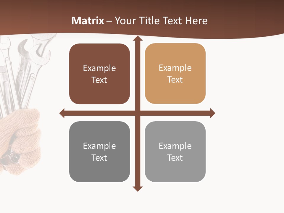 Equipment Spanner Service PowerPoint Template