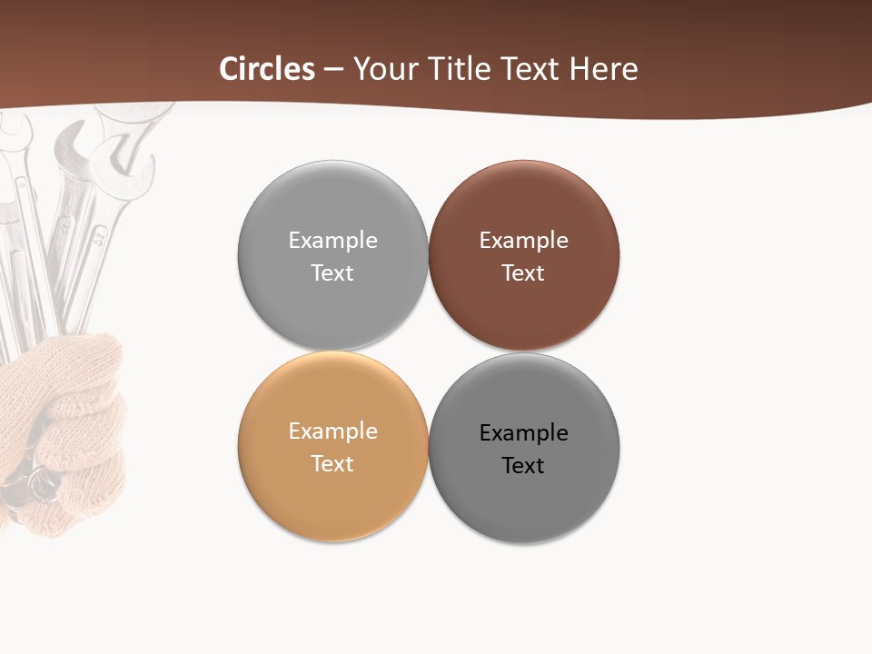 Equipment Spanner Service PowerPoint Template