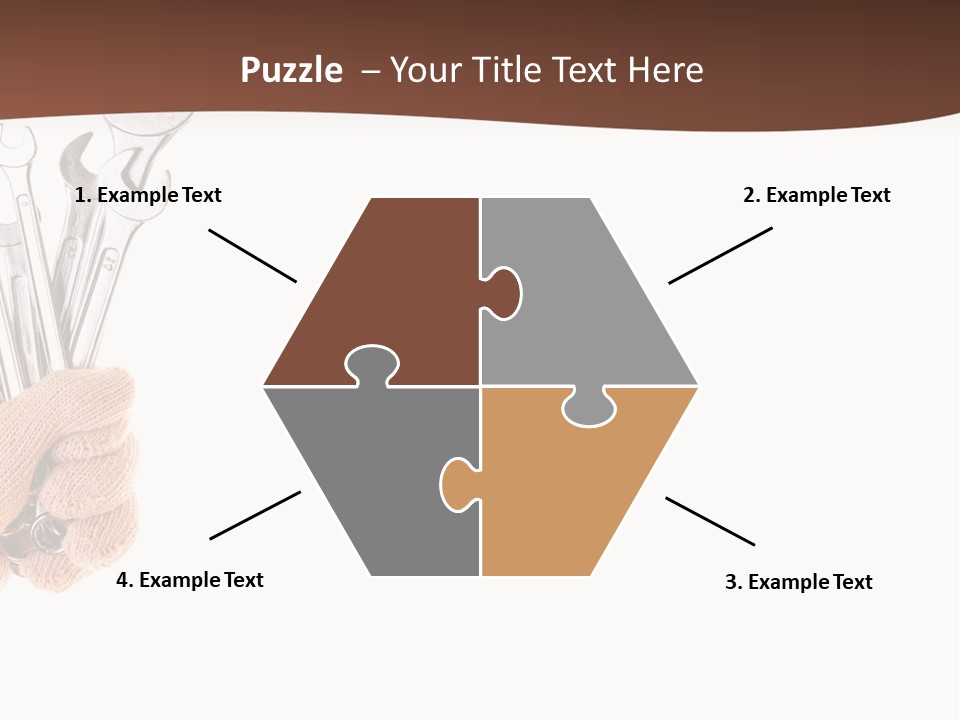 Equipment Spanner Service PowerPoint Template