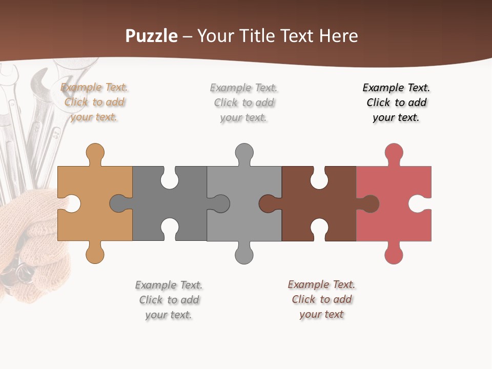 Equipment Spanner Service PowerPoint Template