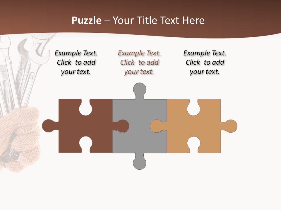 Equipment Spanner Service PowerPoint Template
