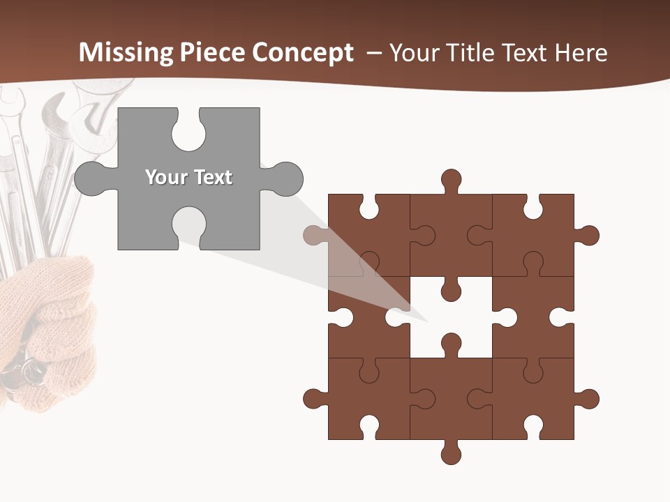 Equipment Spanner Service PowerPoint Template