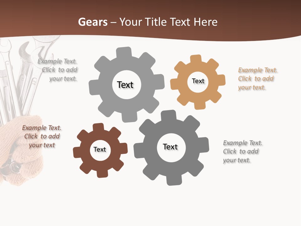 Equipment Spanner Service PowerPoint Template
