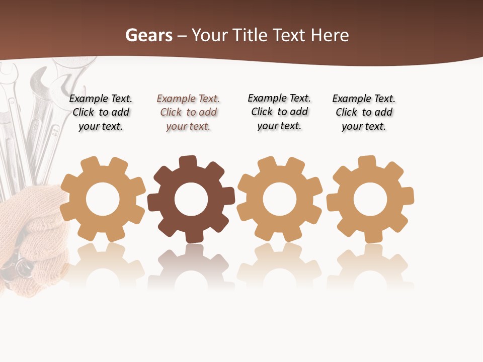 Equipment Spanner Service PowerPoint Template