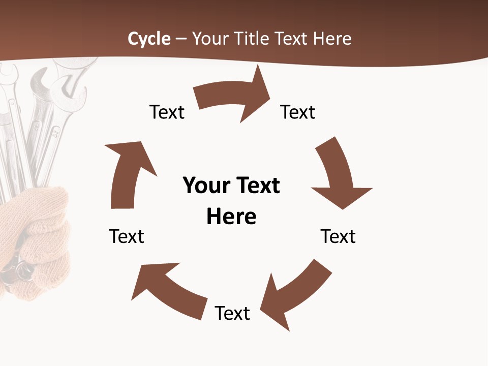 Equipment Spanner Service PowerPoint Template