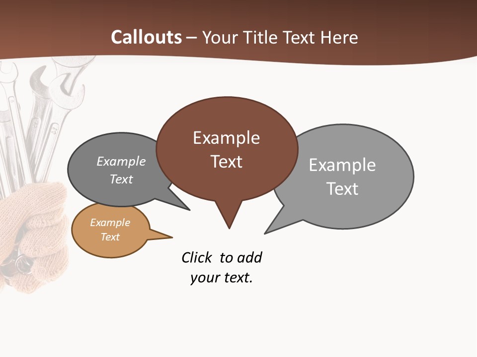 Equipment Spanner Service PowerPoint Template