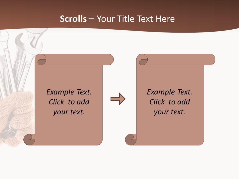 Equipment Spanner Service PowerPoint Template