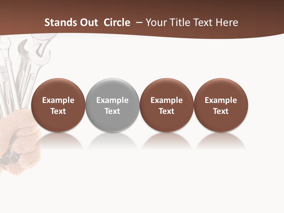 Equipment Spanner Service PowerPoint Template