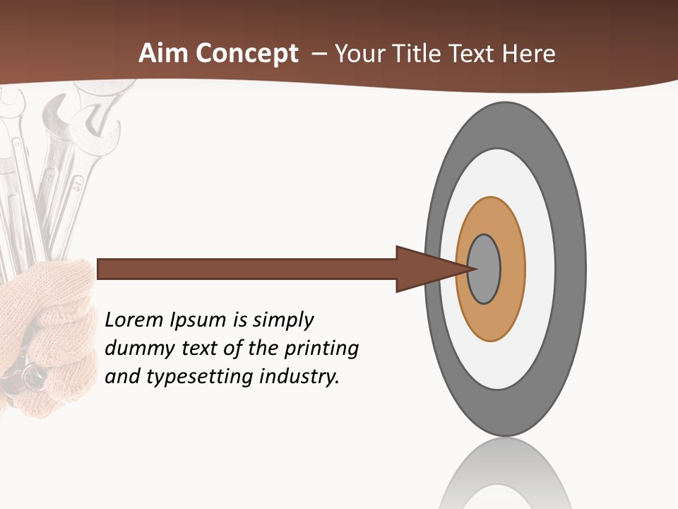 Equipment Spanner Service PowerPoint Template