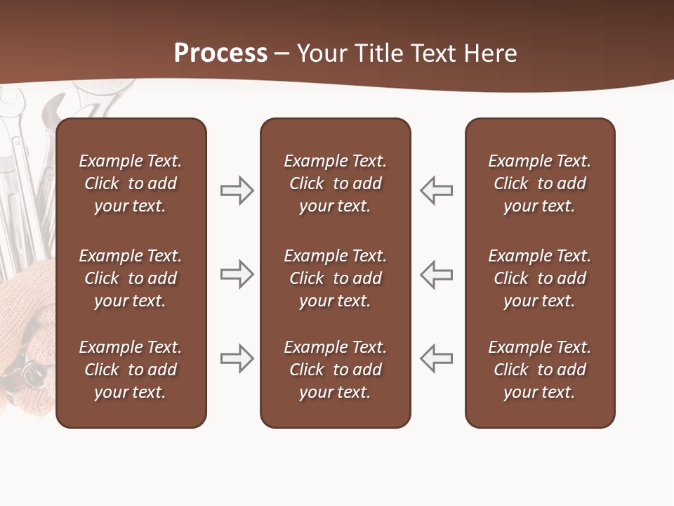 Equipment Spanner Service PowerPoint Template