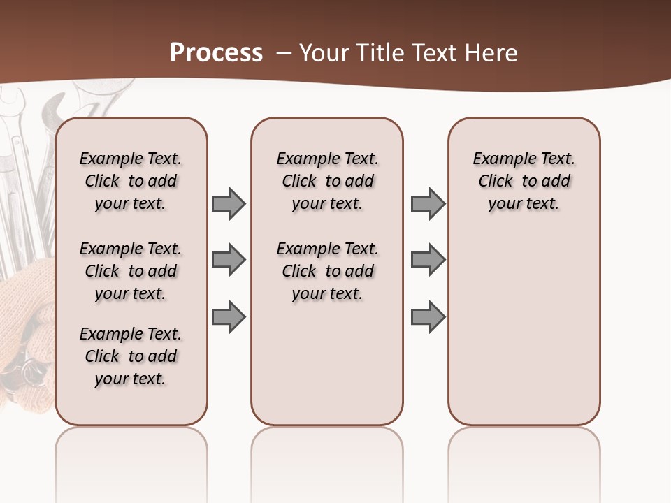 Equipment Spanner Service PowerPoint Template
