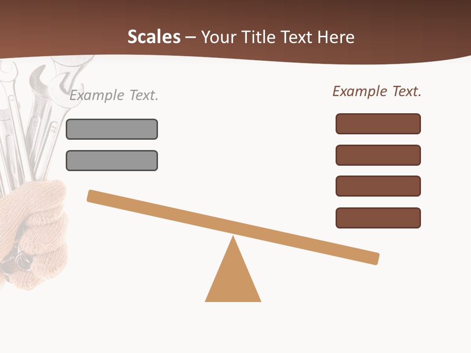 Equipment Spanner Service PowerPoint Template