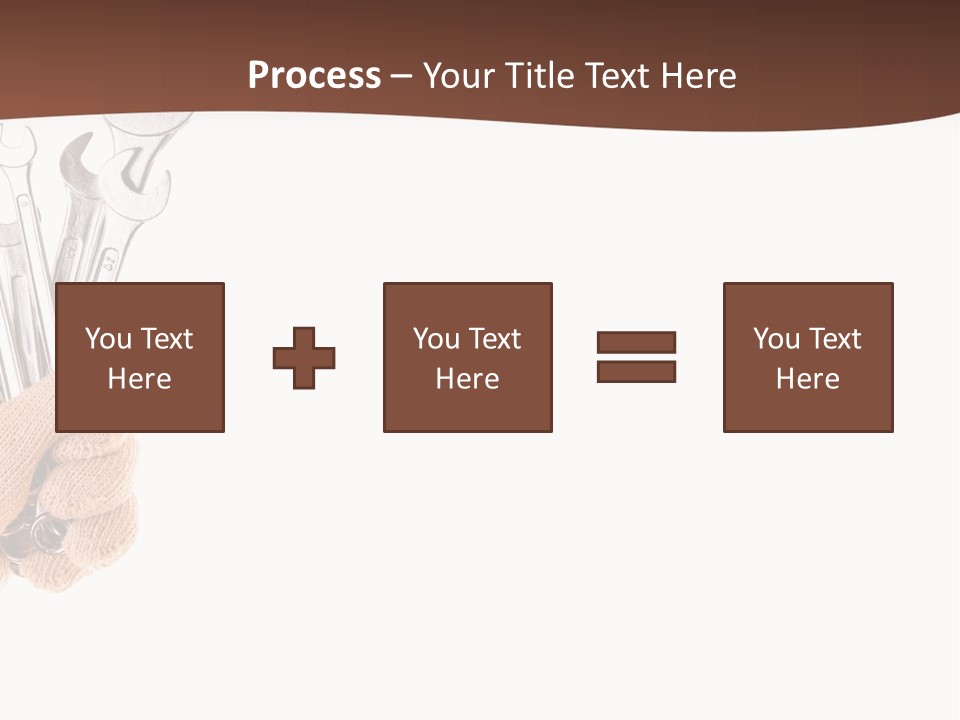 Equipment Spanner Service PowerPoint Template