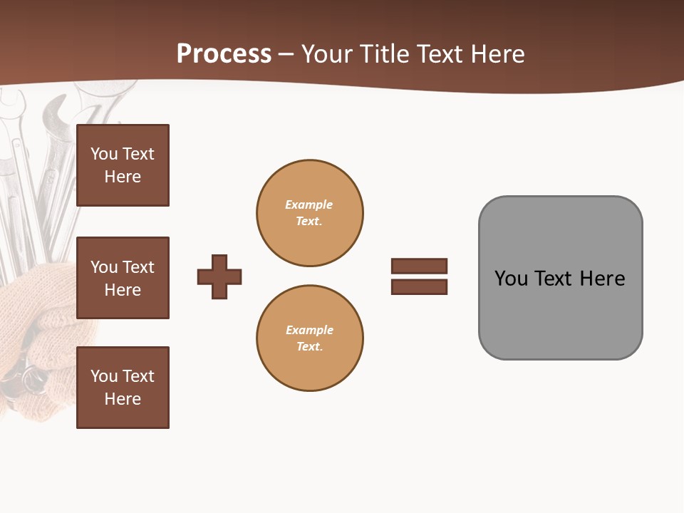 Equipment Spanner Service PowerPoint Template
